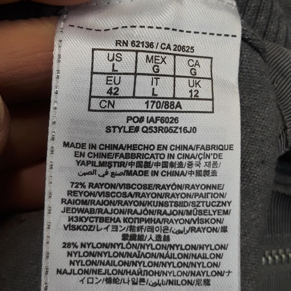 Guess Gray Zipper hem detail Cowl Neck Sweater - Picture 5 of 8